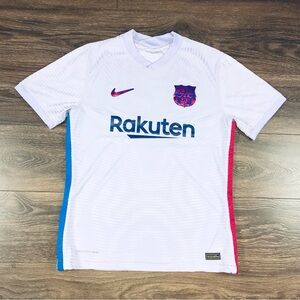 Nike DRI-FIT MLS FC Barcelona Team Logo Men’s Athletic Fit Soccer Jersey Size XL